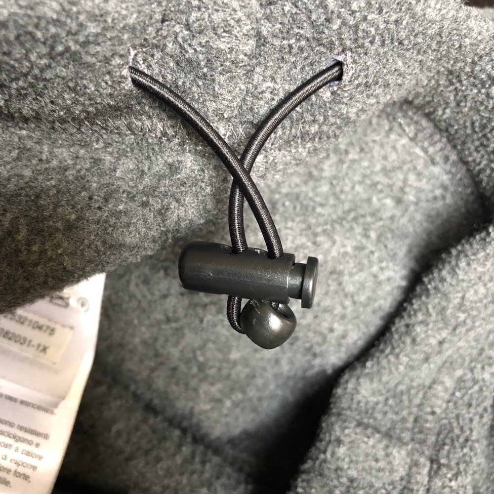 COLUMBIA Gorpcore Charcoal Gray Full Zip Activewear Fleece Jacket Size 1X - Picture 5 of 5